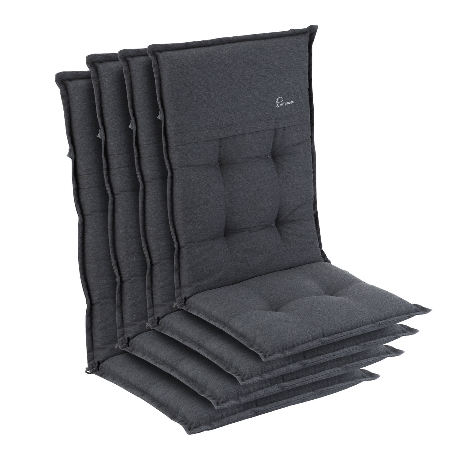 Coburg, čalúnenie, čalúnenie na kreslo, vysoké operadlo, záhradná stolička, polyester, 53x117x9cm, 4 x podložka