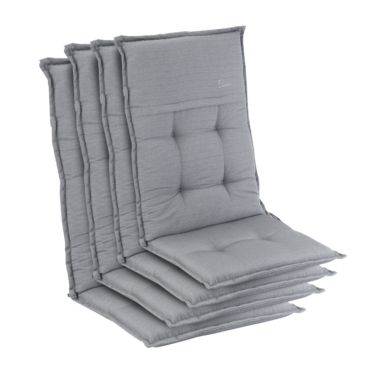 Coburg, čalúnenie, čalúnenie na kreslo, vysoké operadlo, záhradná stolička, polyester, 53x117x9cm, 4 x podložka