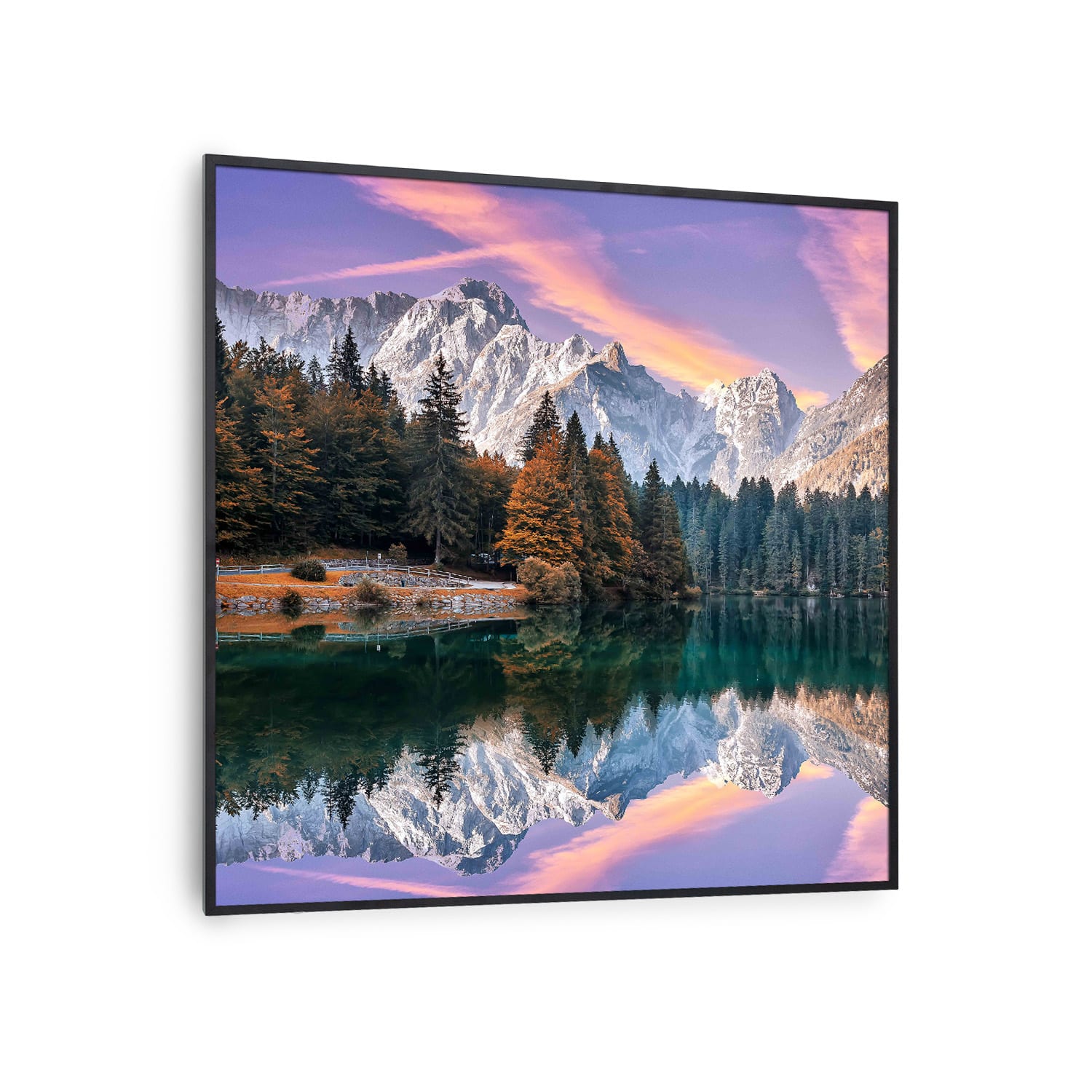 Wonderwall Air Art Calefactor infrarrojo inteligente de lago 60 x 60 cm 350 W