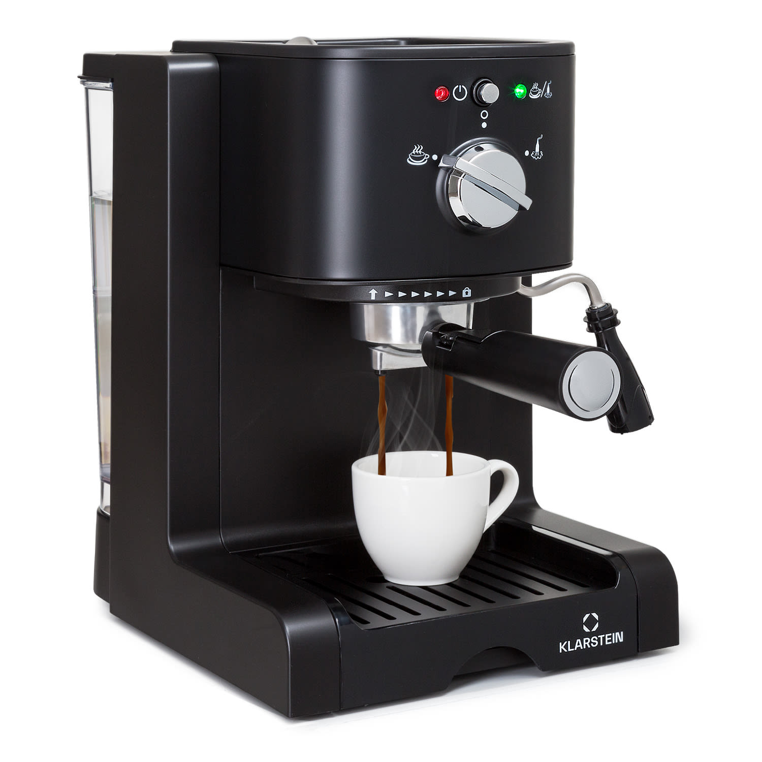 Passionata 20 - Macchina del caffè, 20 bar, 6 tazze, 1,25 litri, schiuma di latte