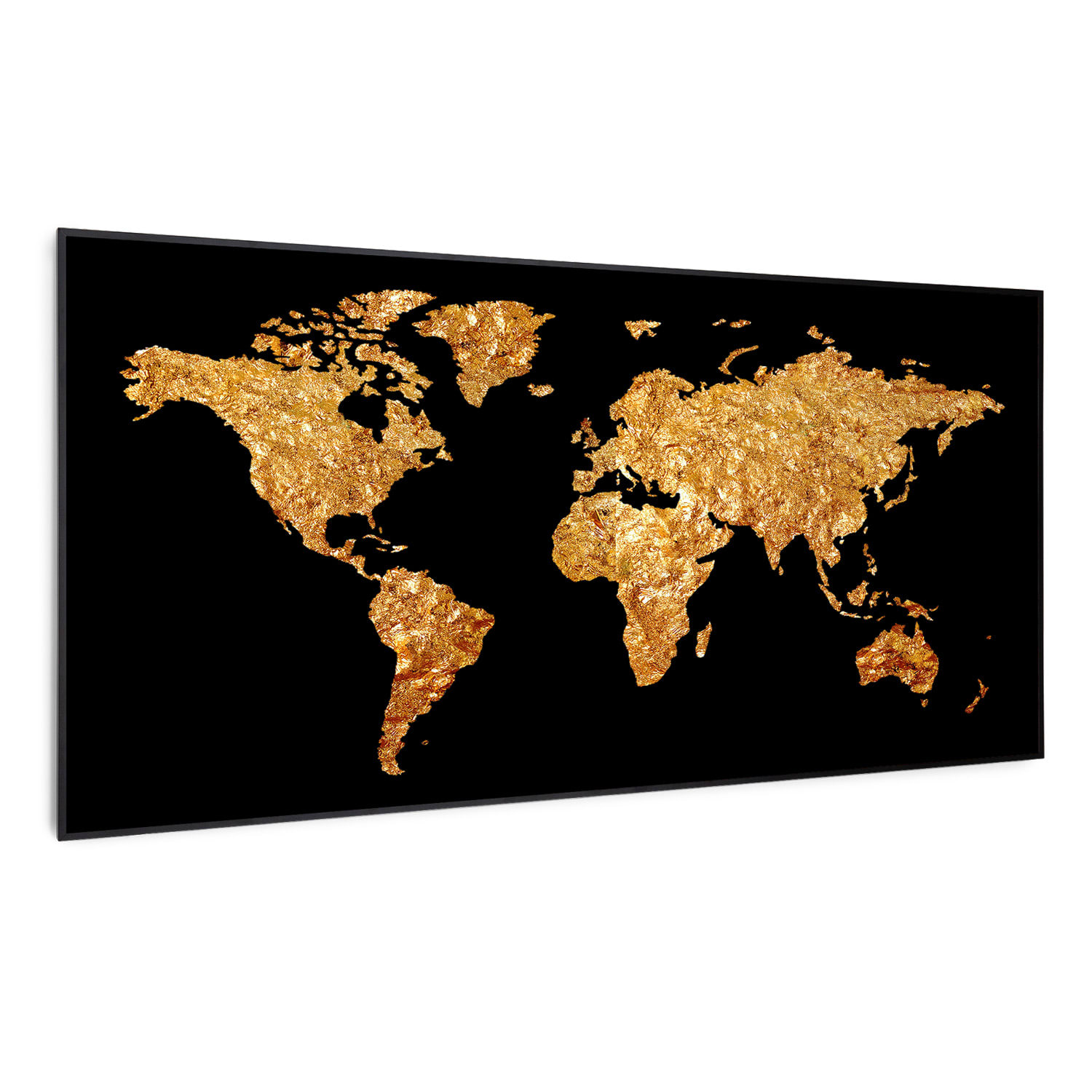 Wonderwall Air Art Smart Aquecimento por Infravermelhos Mapa dourado 120x60cm 700W