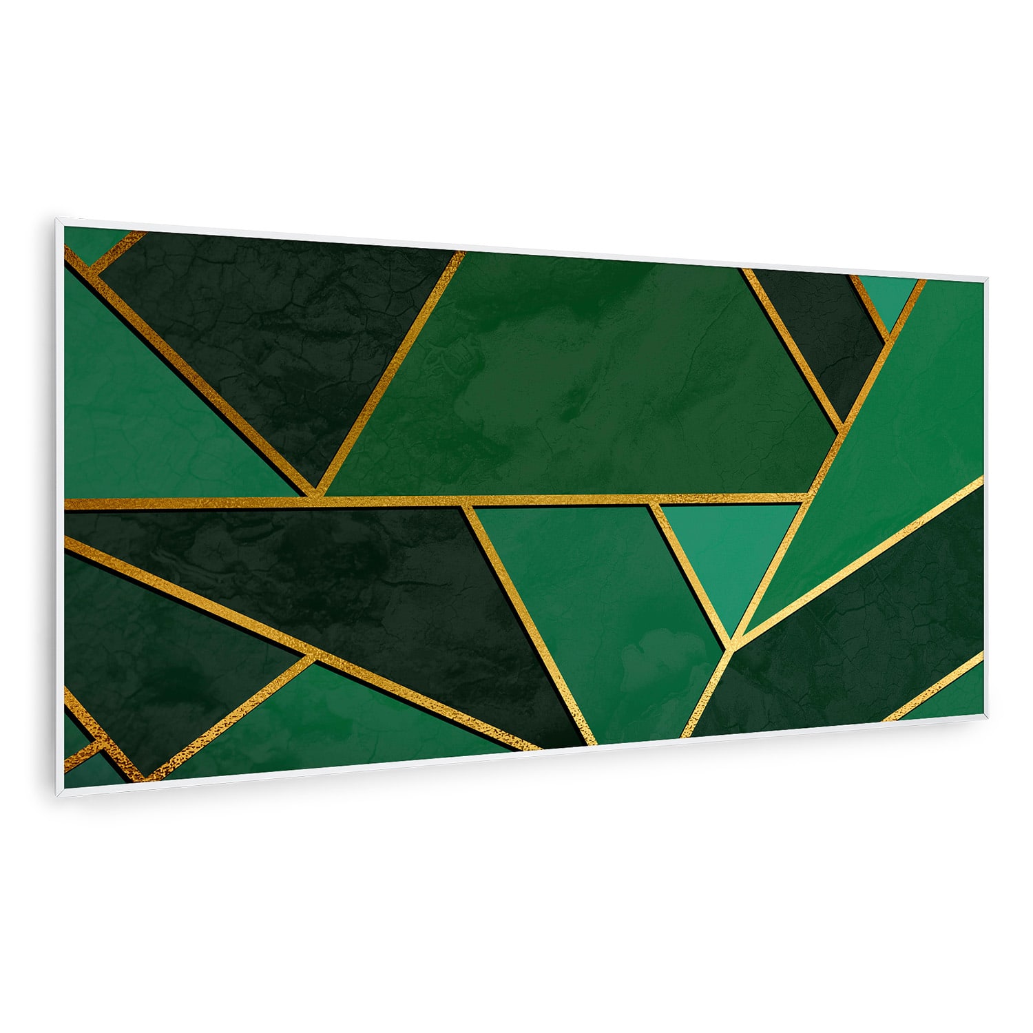 Wonderwall Air Art Smart infraroodverwarming groene lijn 120x60 cm 700 W
