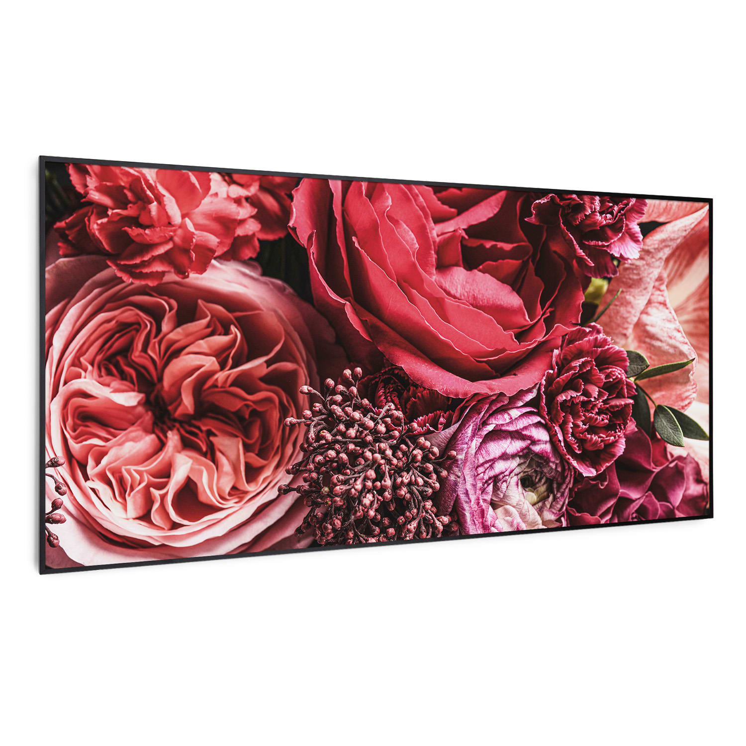 Wonderwall Air Art Smart, infračervený ohrievač, 120 x 60 cm, 700 W, kvet