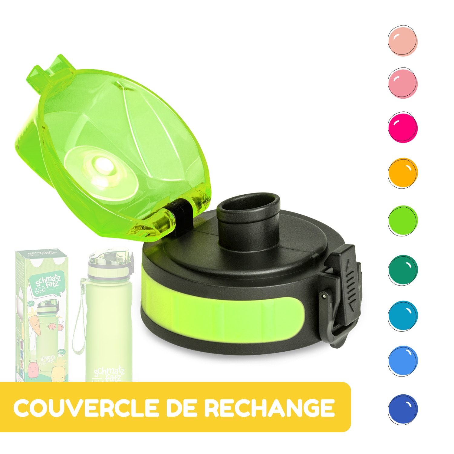 schmatzfatz reservedeksel hoogte: 4,5 diameter: 7 cm BPA-vrij