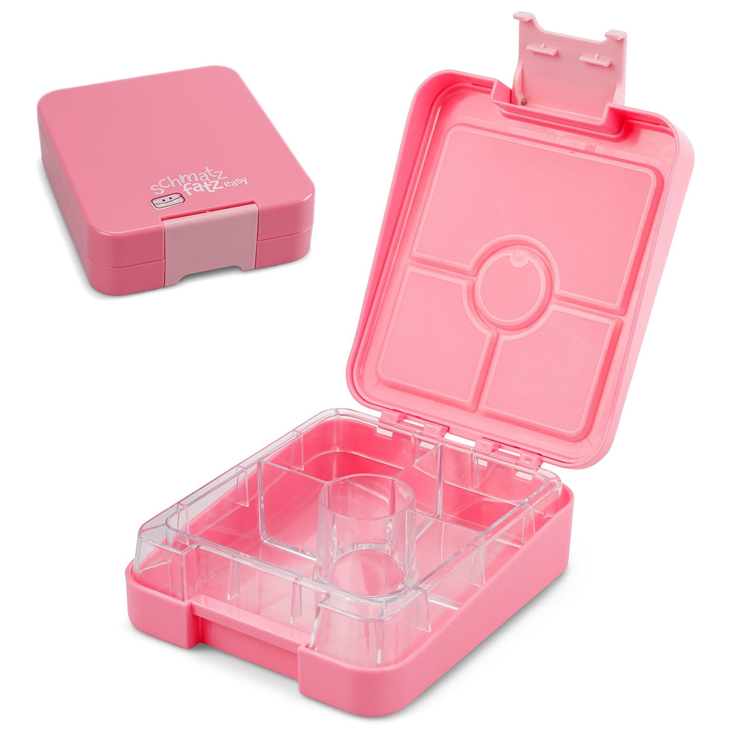 schmatzfatz easy Snackbox 4 Fächer 18 x 15 x 5 cm (BxHxT)