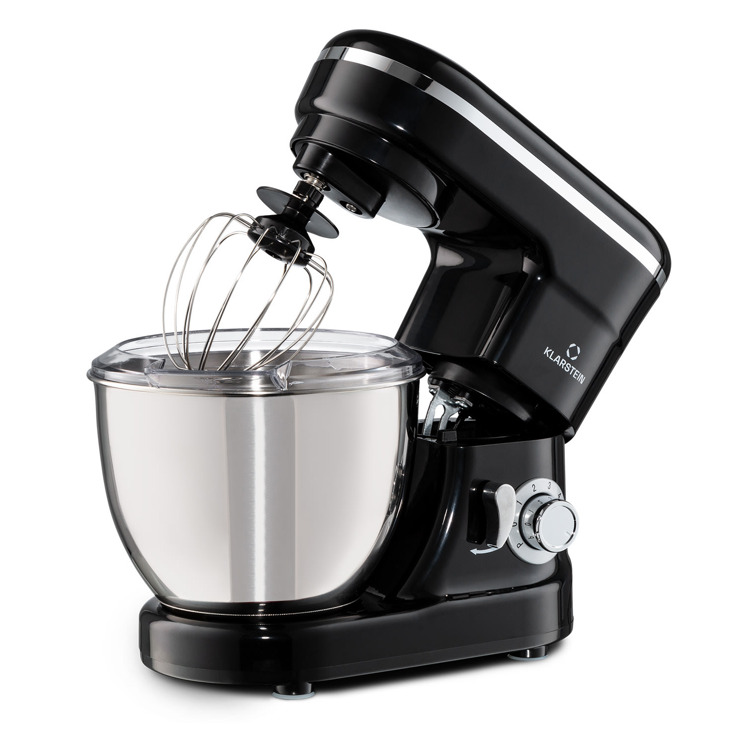 Bella Mini batteur 1200 W 6 vitesses 4 litres inox fonction pulse