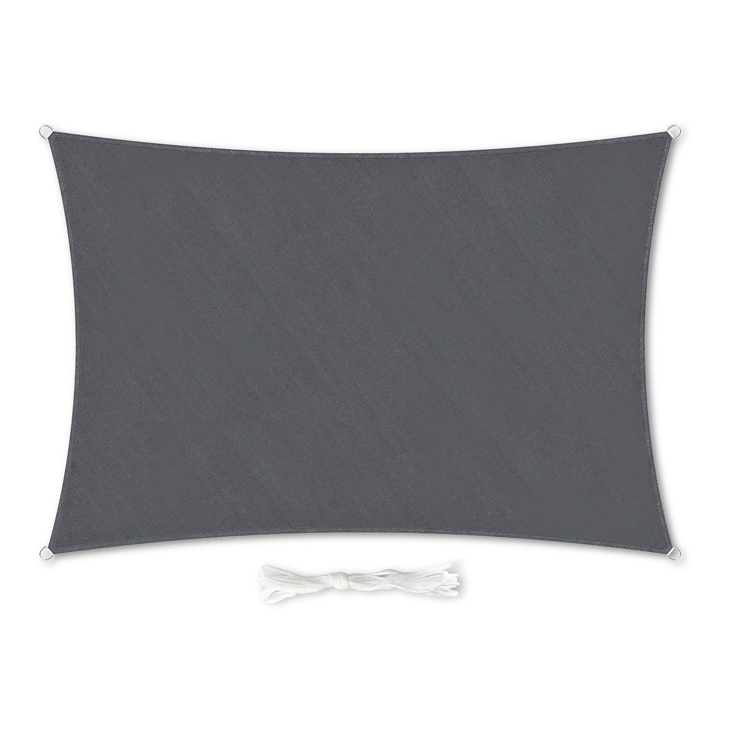 Obdĺžniková slnečná clona, 2 × 3 m, polyester, priedušná