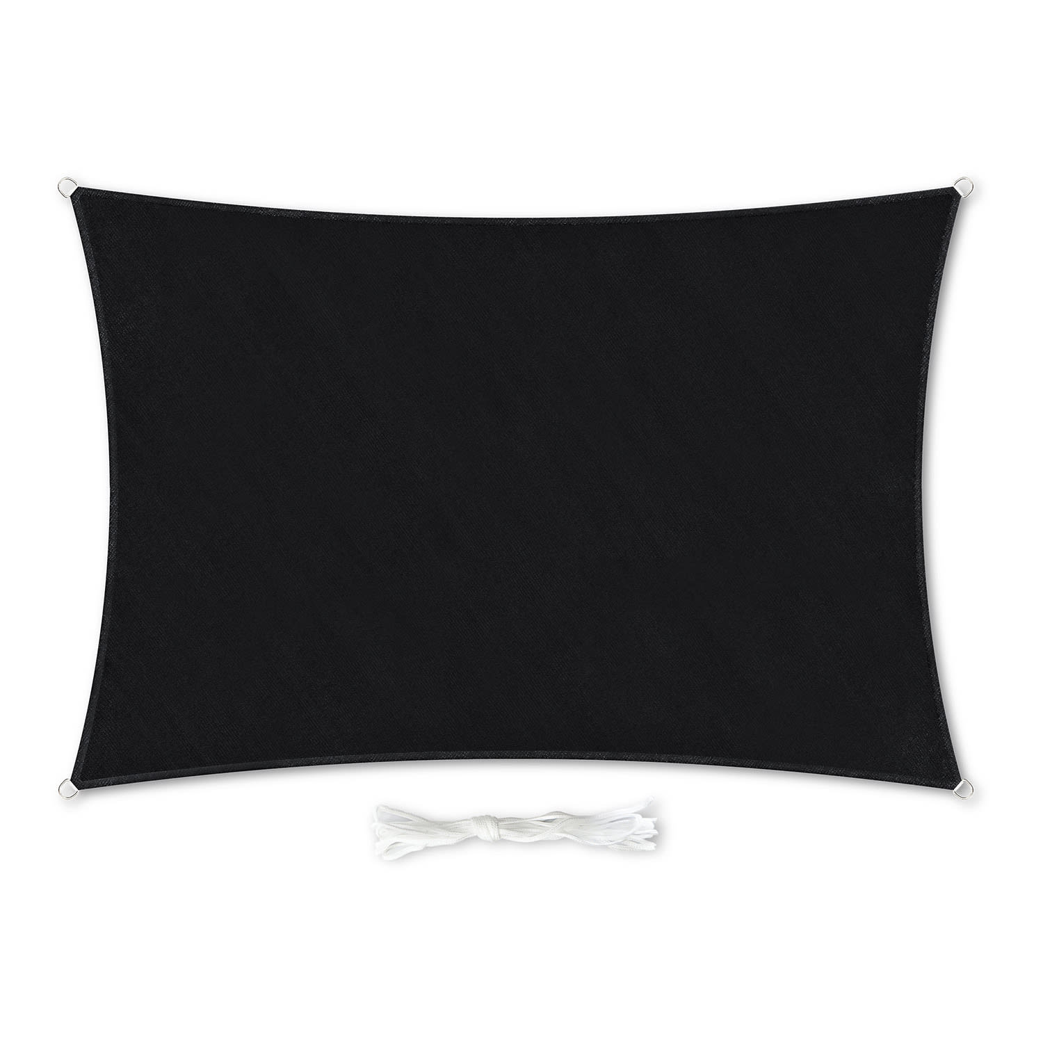 rechteckiges Sonnensegel 3 x 5 m Polyester luftdurchlässig