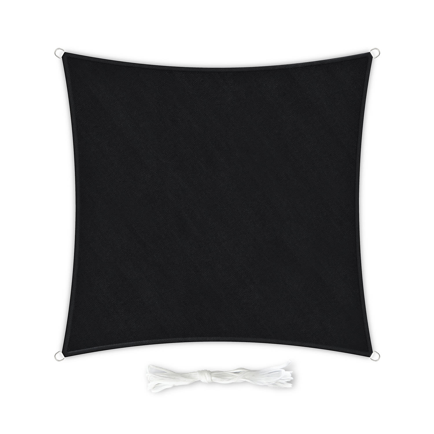 voile solaire carrée 5x5 m polyester perméable à l'air