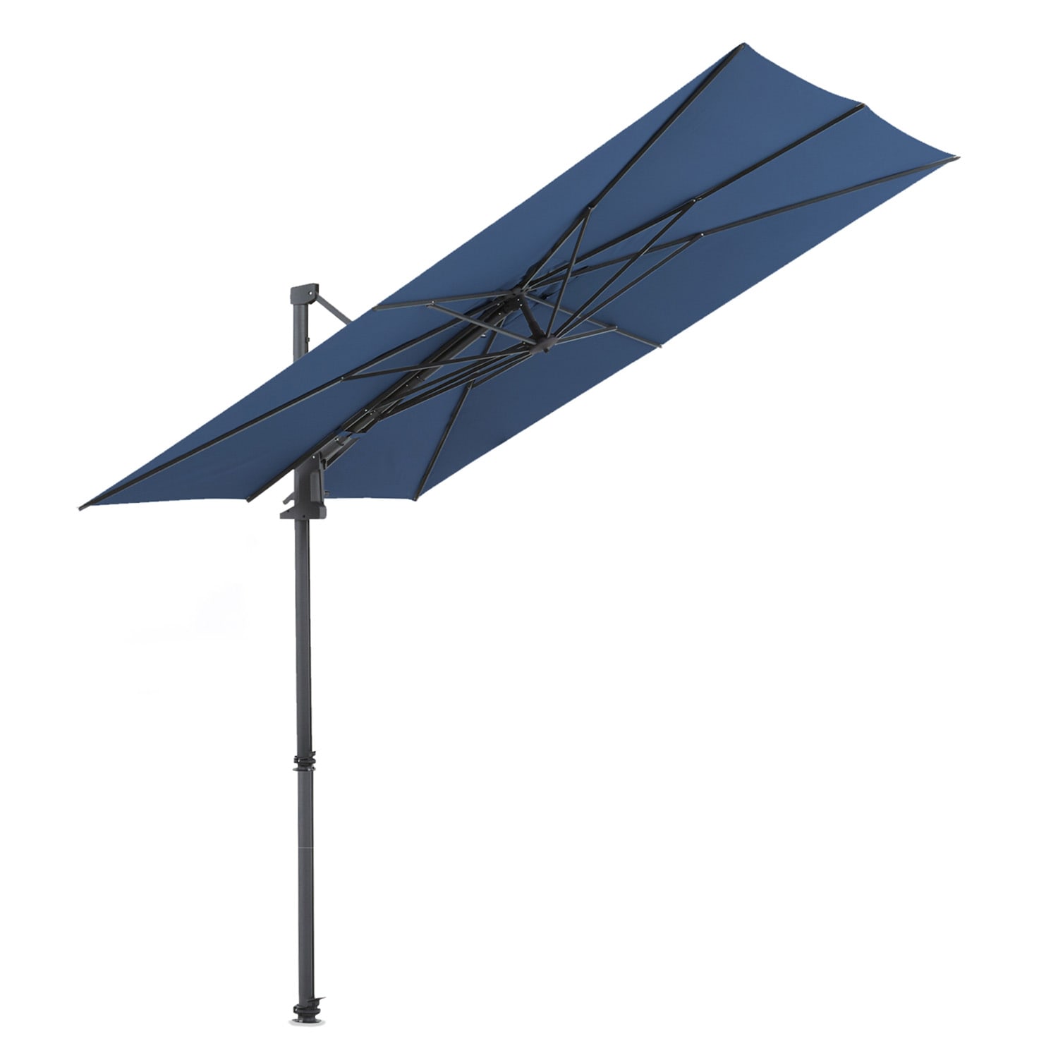 Saint-Tropez Ampelschirm 3-Achsen-Rotation 360° drehbar 3 x 3,55 m UV-Schutz 50+