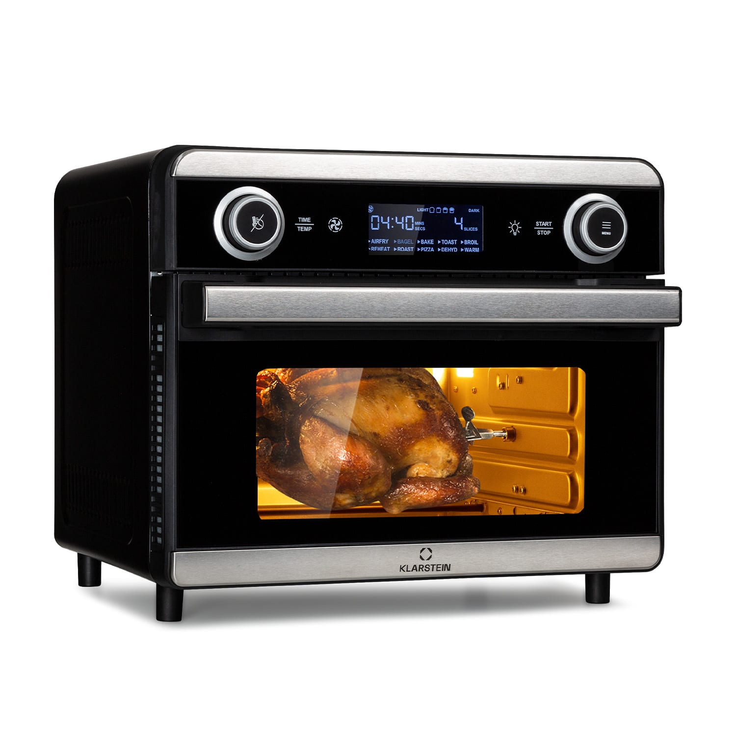 AeroVital Jumbo 3-v-1, Teplovzdušná fritéza, Toaster, Dehydrátor, 1550 W, 18 litrov