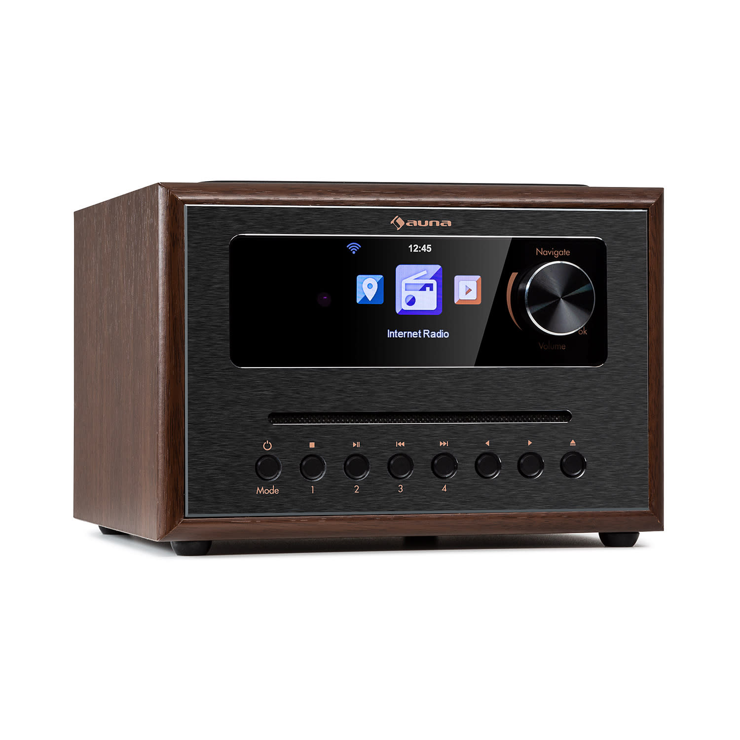 Silver Star CD Cube Radio Bluetooth HCC Display schwarz