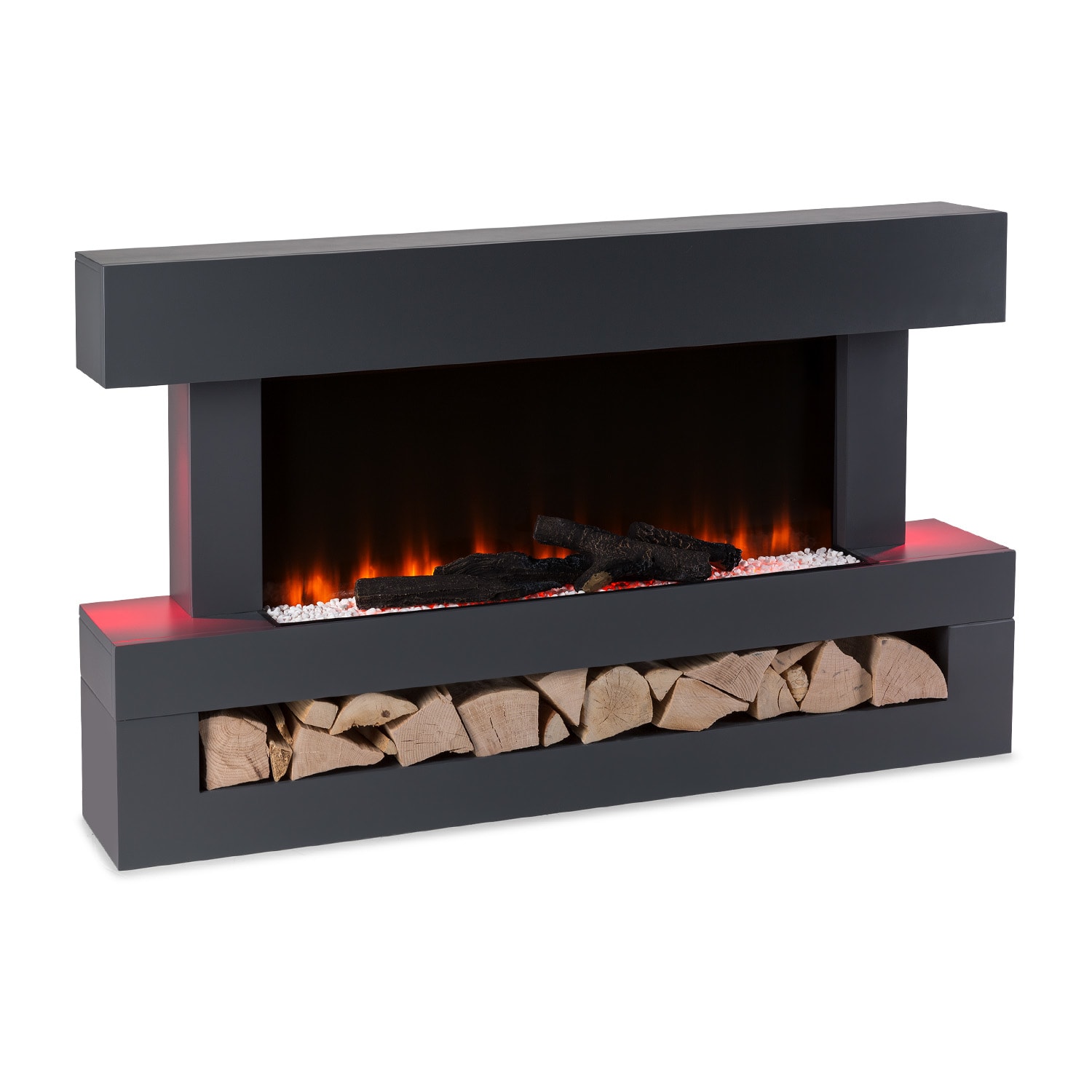 Studio Light & Fire 3 Cheminée smart 1000/2000W MDF Commande WiFi