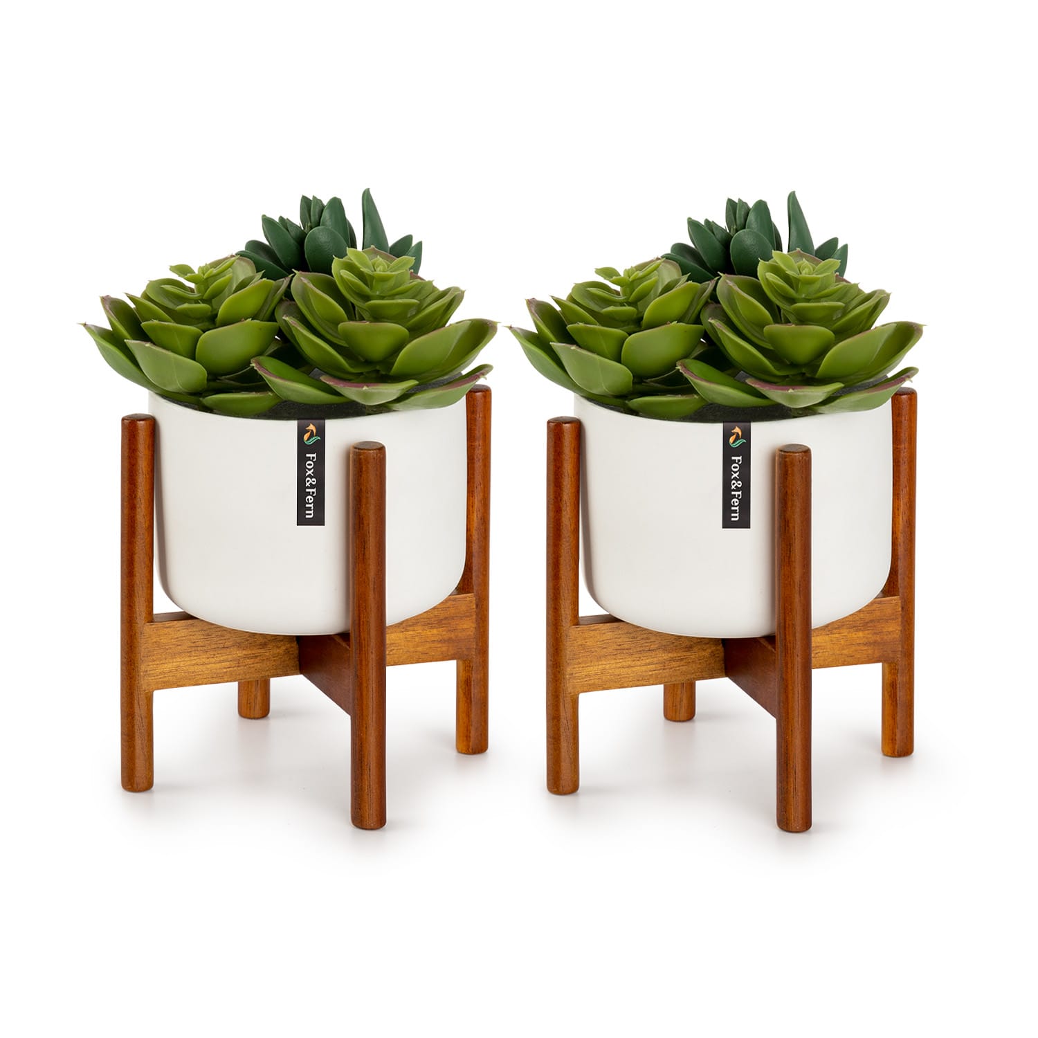 Thorn Blumentopf mit Ständer 2er-Set 50er Jahre Stil