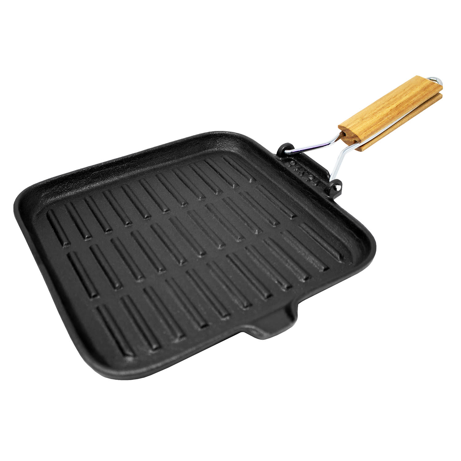 Retinta Grill- und Steakpfanne eckig Gusseisen voreingebrannt