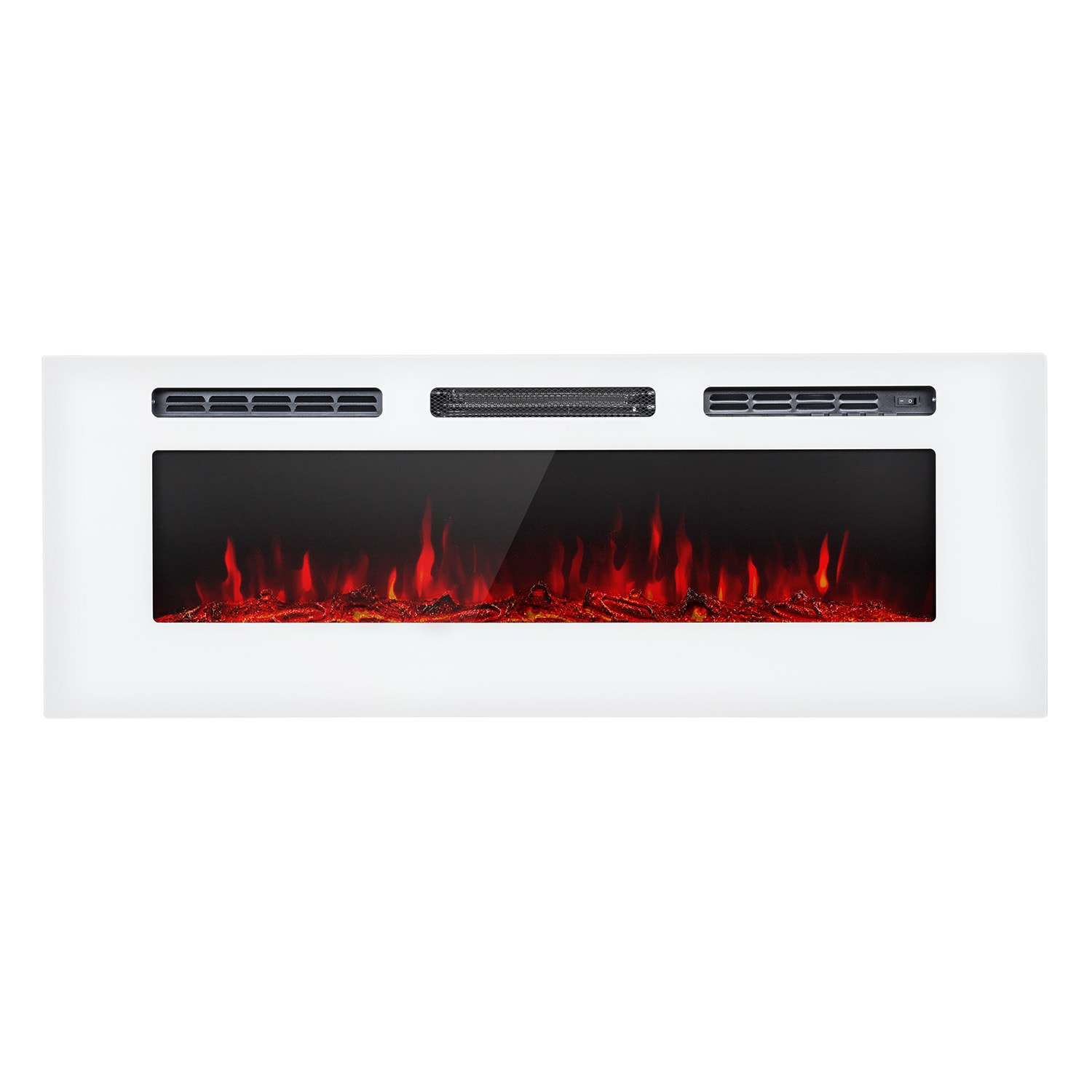 Galeras elektrische wand- en inbouwhaard 1800 W led 3 kleuren timer