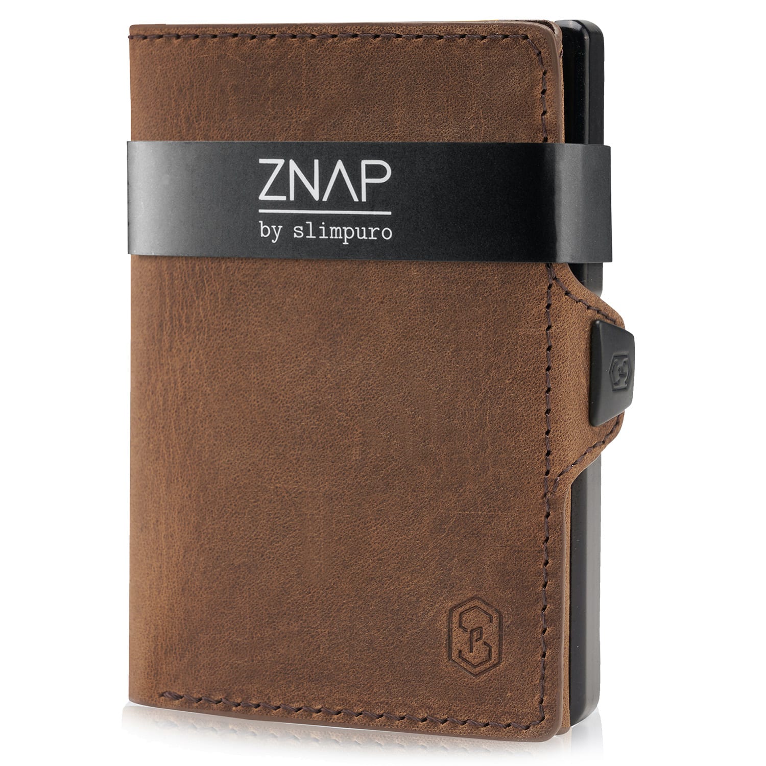 ZNAP Slim Wallet 12 Karten Münzfach 8 x 1,8 x 6 cm (BxHxT) RFID-Schutz