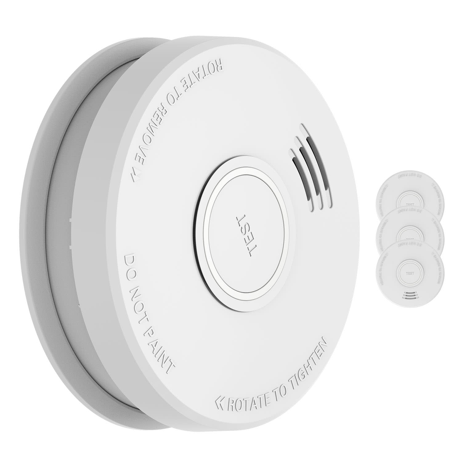 Detektor dymu DOF19, plast, výstražný signál: 85 dB, 9V na batérie