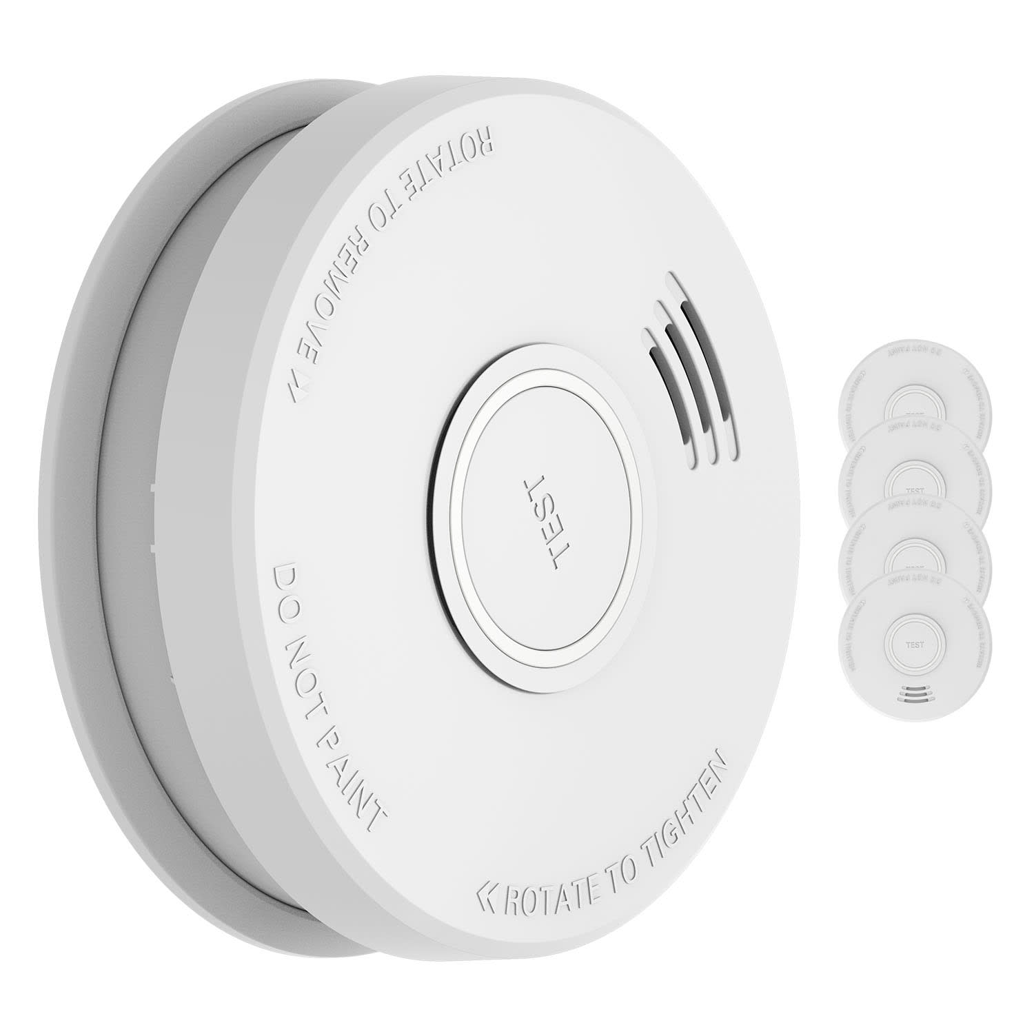 DOF19, detektor dima, plastika, požarni alarm: 85 dB, 9V na baterije