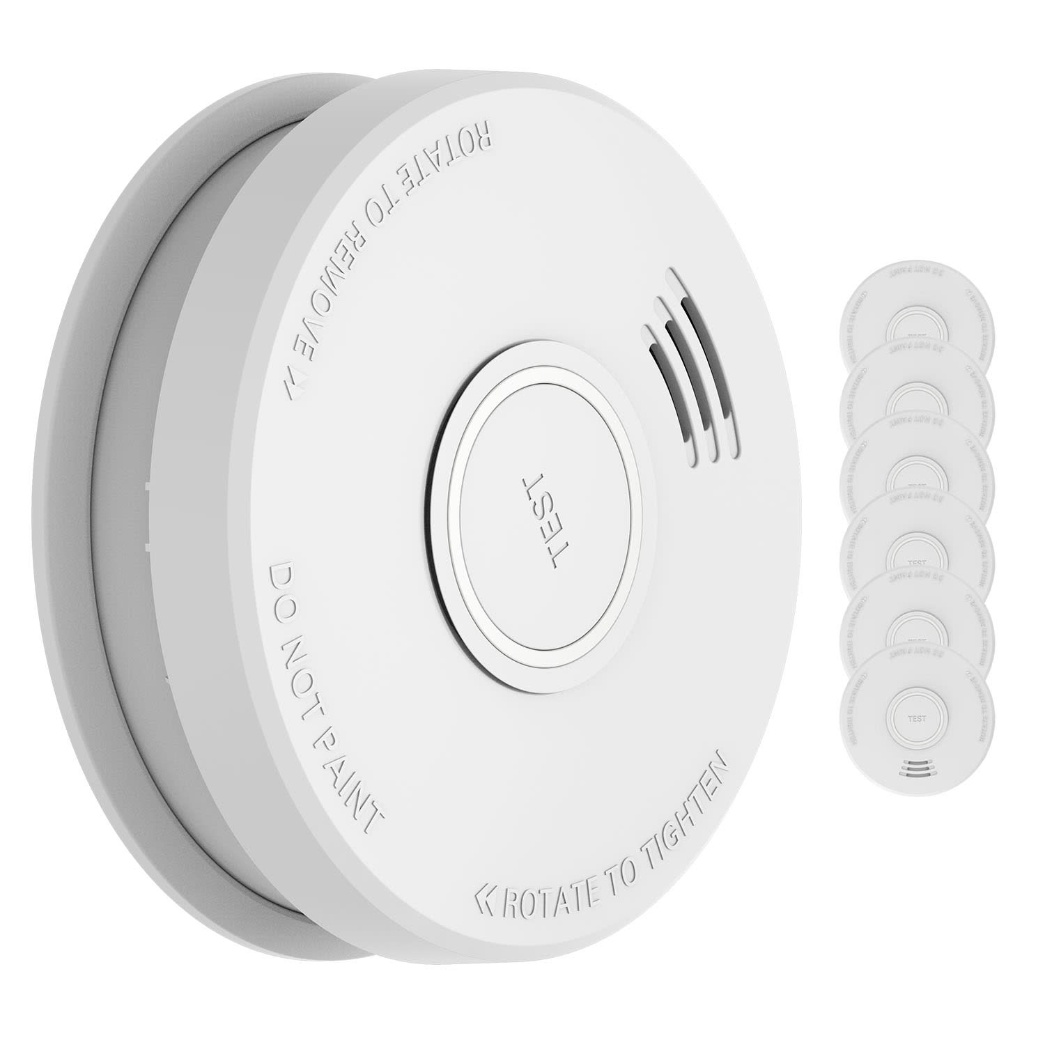 DOF19, detektor dima, plastika, požarni alarm: 85 dB, 9V na baterije