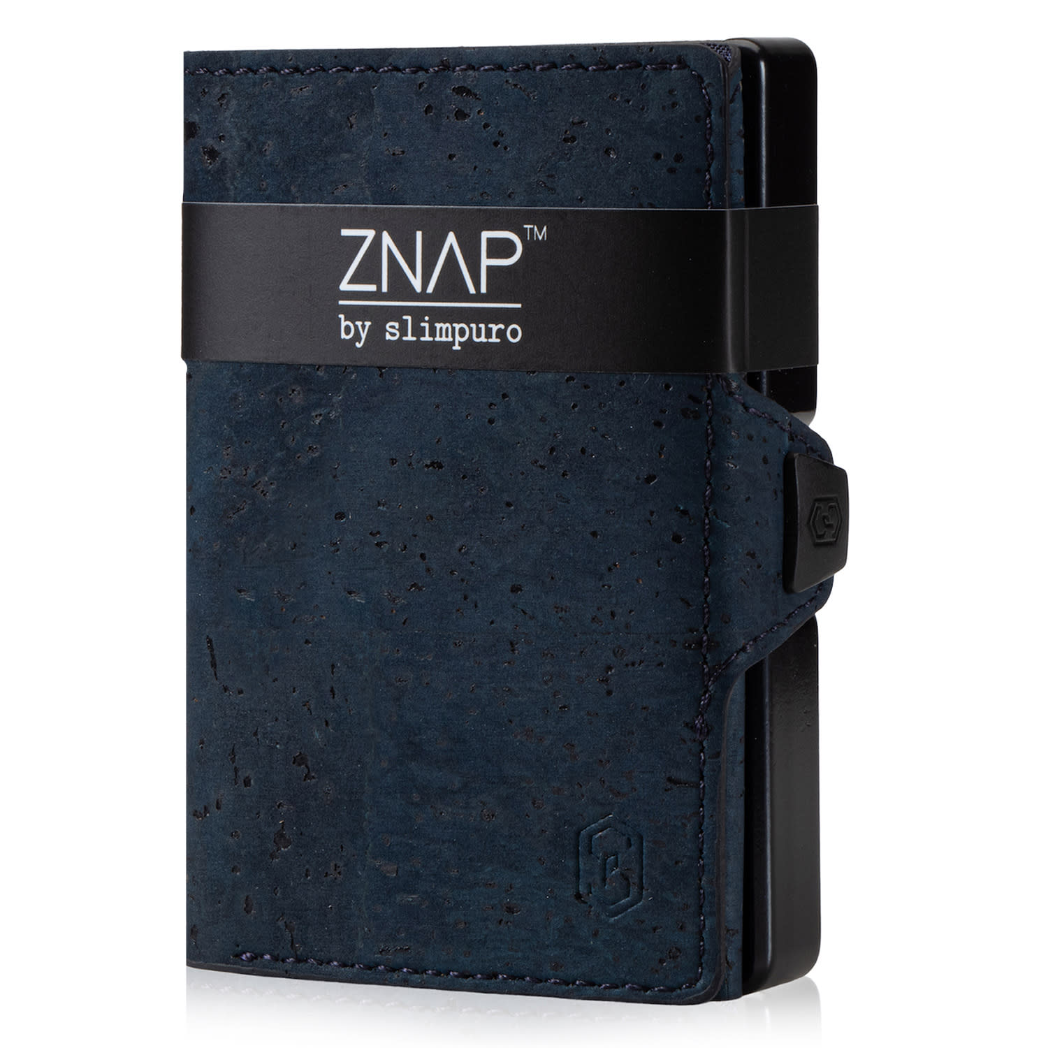 ZNAP, portofel subțire, 12 cărți, compartiment pentru monede, 8,9 × 1,8 × 6,3 cm (L × Î × l), protecție RFID