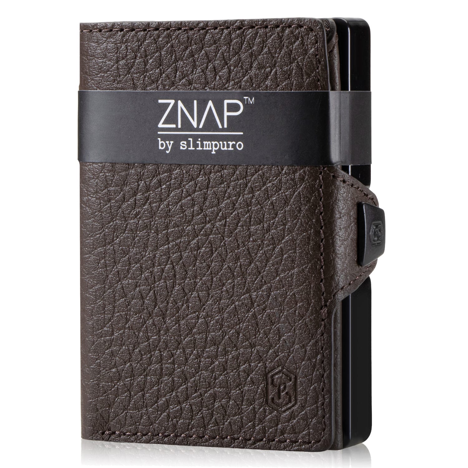 ZNAP Slim Wallet 12 Karten Münzfach 8 x 1,8 x 6 cm (BxHxT) RFID-Schutz