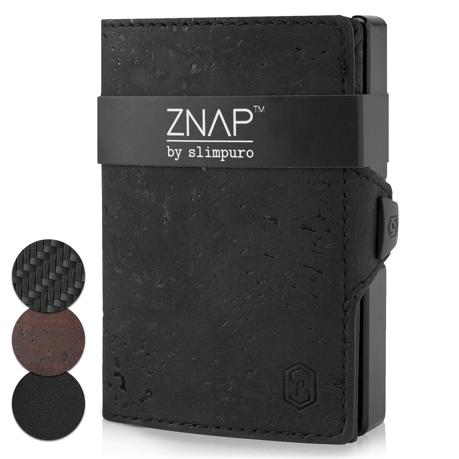 ZNAP Slim Wallet 12 Karten Münzfach 8,9 x 1,8 x 6,3 cm (BxHxT) RFID-Schutz