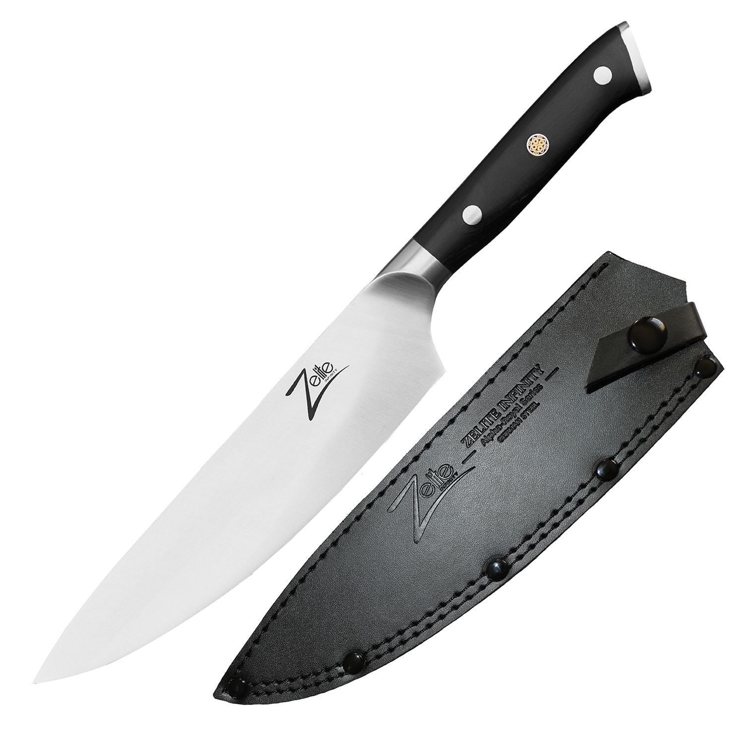Alpha-Royal German 8" Kochmesser 56 HCR Edelstahl