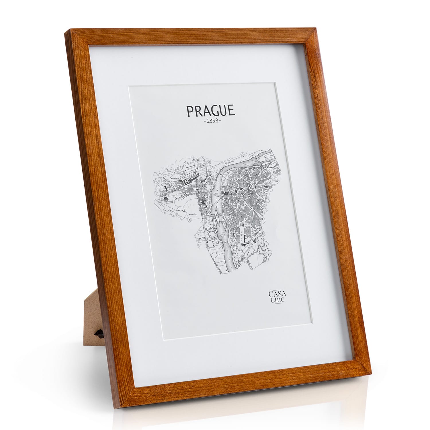 Kenton Bilderrahmen rechteckig 40 x 30 cm Passepartout Glas
