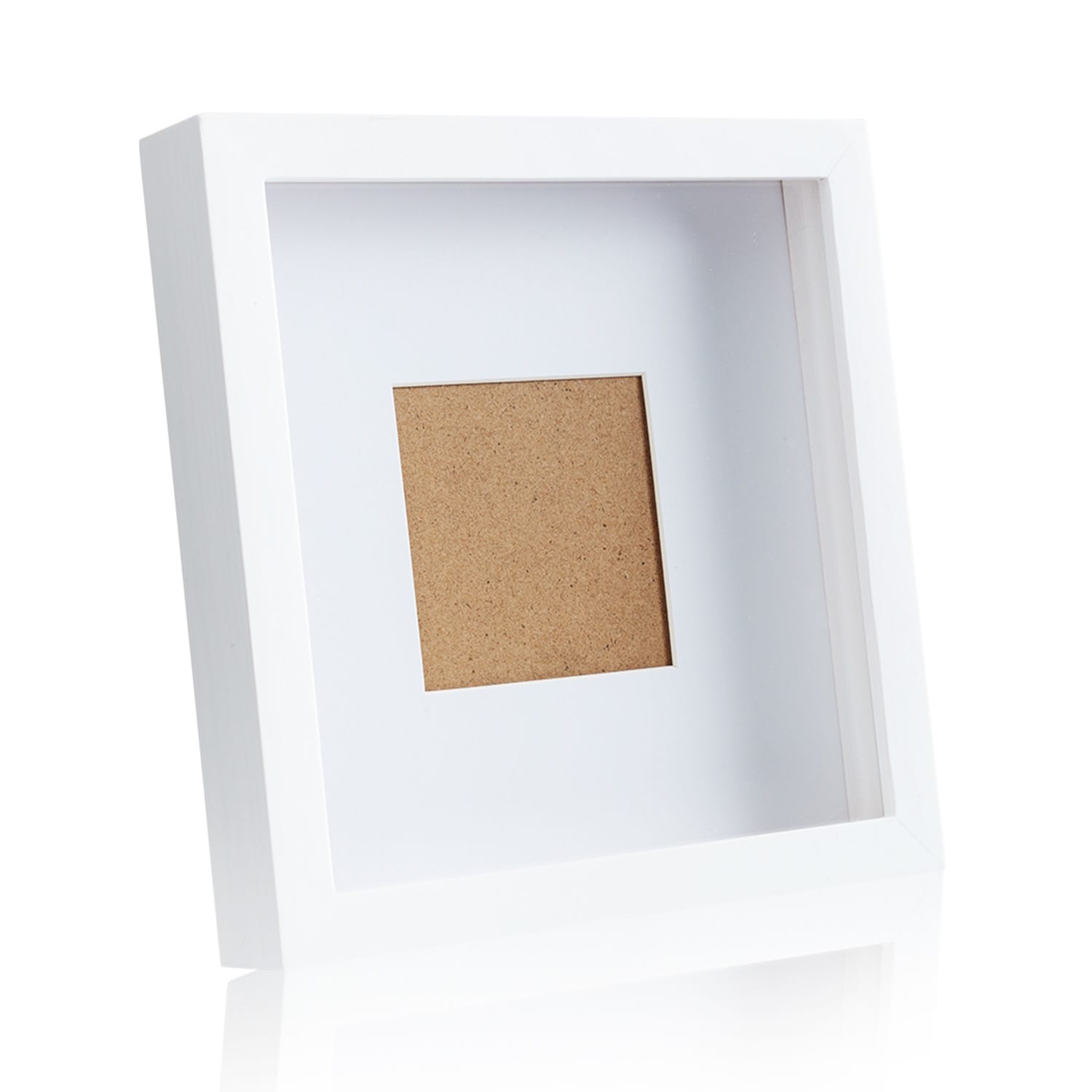Camden Bilderrahmen 23 x 23 cm und 10 x 10 cm Passepartout Echtholz