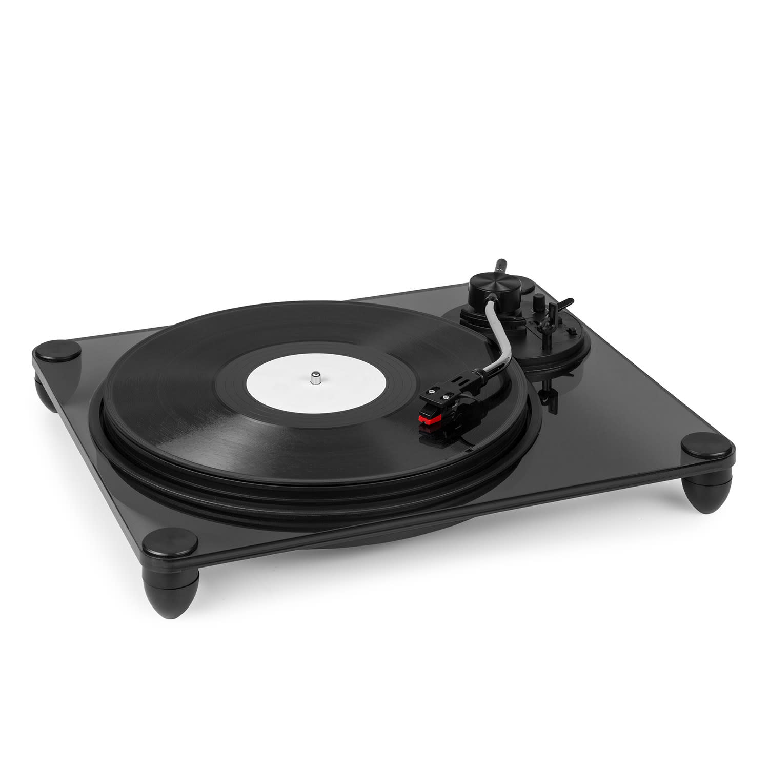 Pureness platine vinyle acrylique 33 1/3 + 45 t/mn préamplificateur