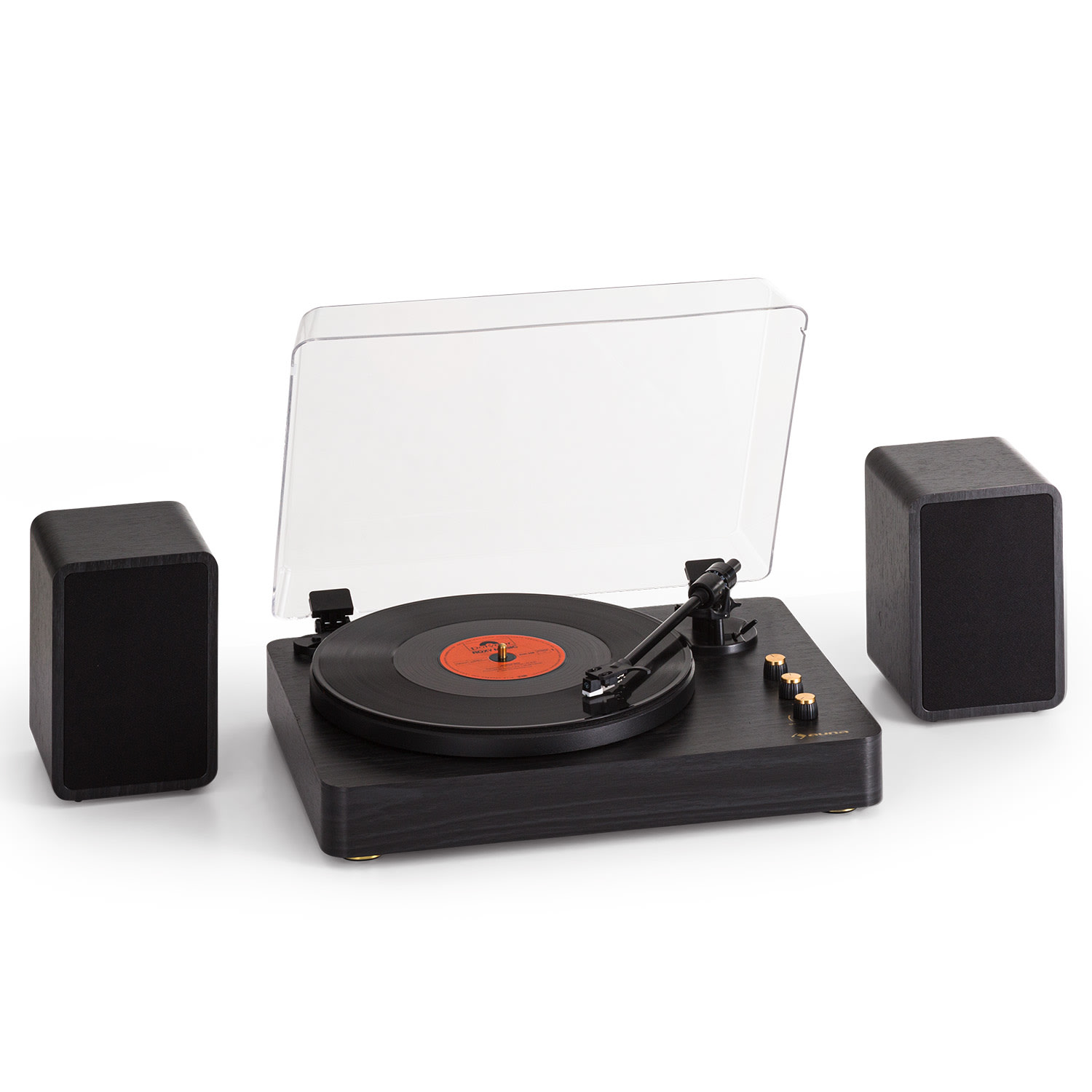 TT-Play Prime, gramofónový prehrávač, stereo reproduktory, remeňový pohon, 33 1/3 a 45 otáčok/minútu
