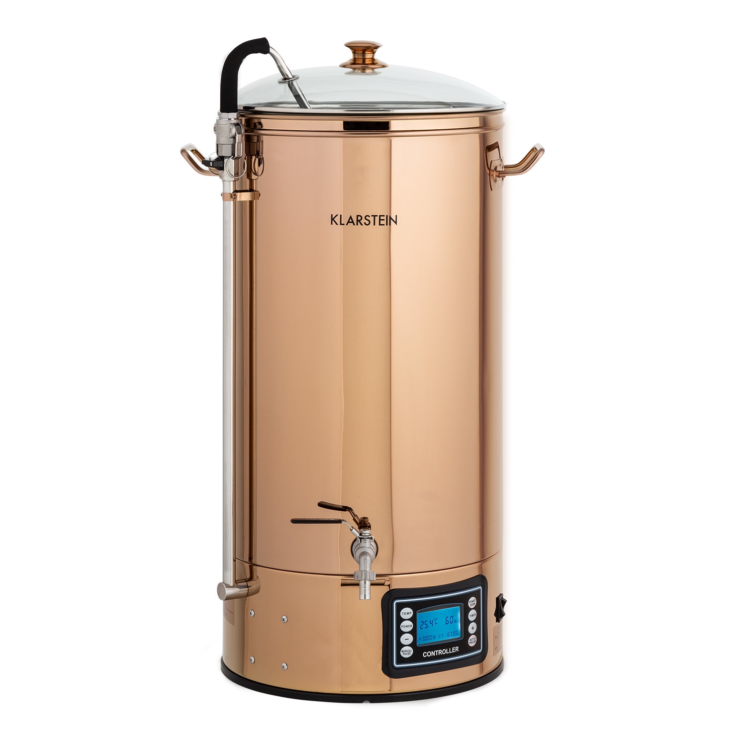 Mundschenk XXL Maischekessel Bierbrauanlage 3000W 50l 304 Edelstahl