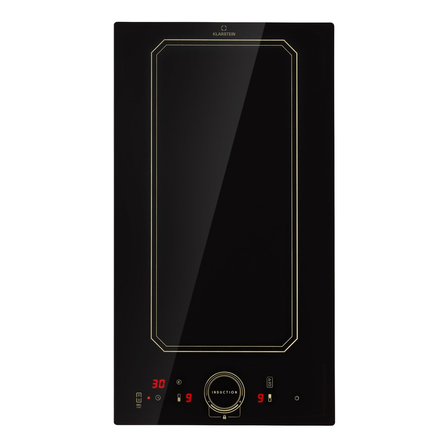 Placa de indução Victoria Domino P/ Encastrar 3500W Zona Flexível Temporizador