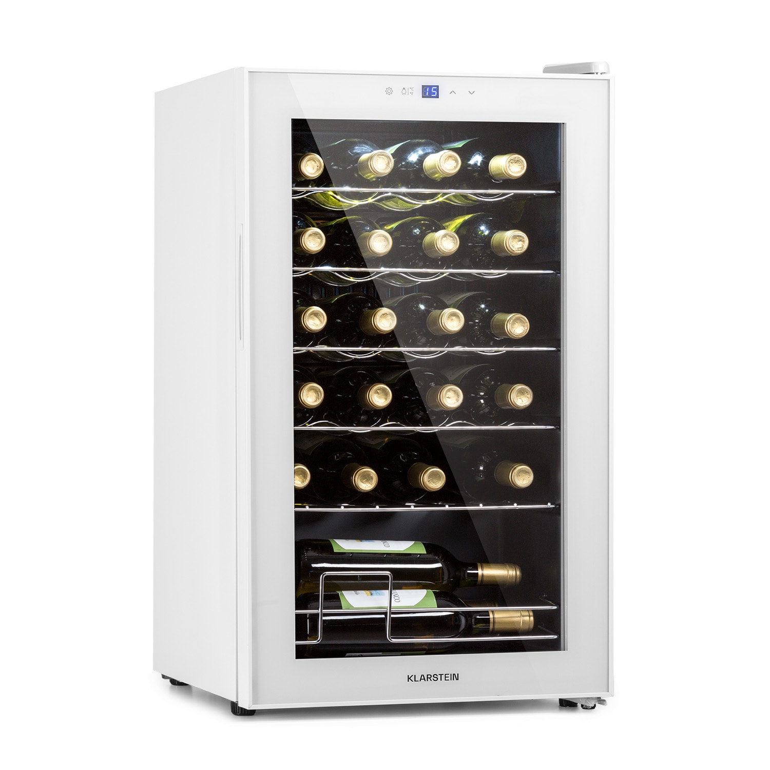 Shiraz 24 Uno Weinkühlschrank 63l 24Fl Touch-Bedienfeld 5-18°C