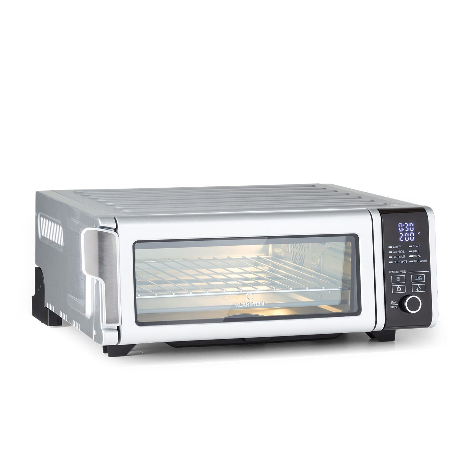 Vita-Crisp Heißluftfritteuse 1700W 10L 8 Funktionen platzsparend