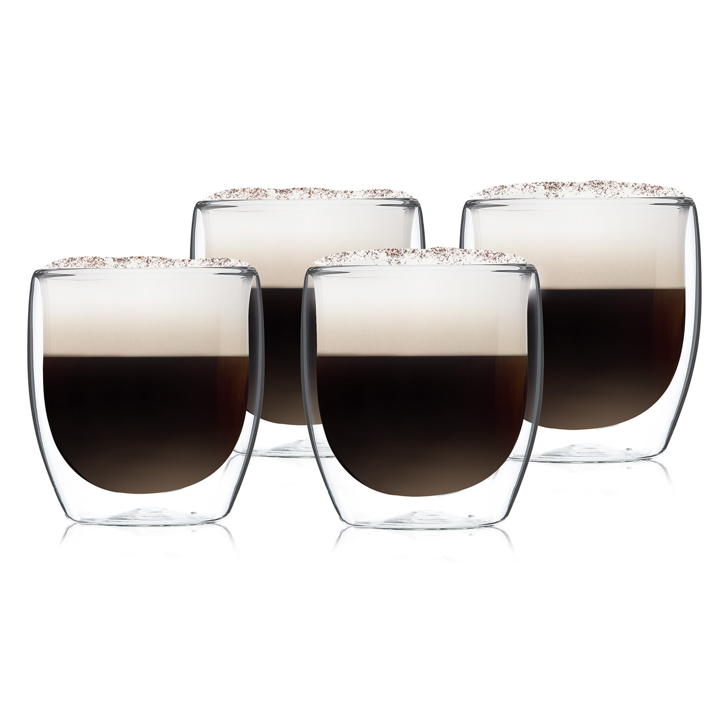 Vasos térmicos de doble pared Glaswerk Altino 250 ml vidrio de borosilicato hechos a mano
