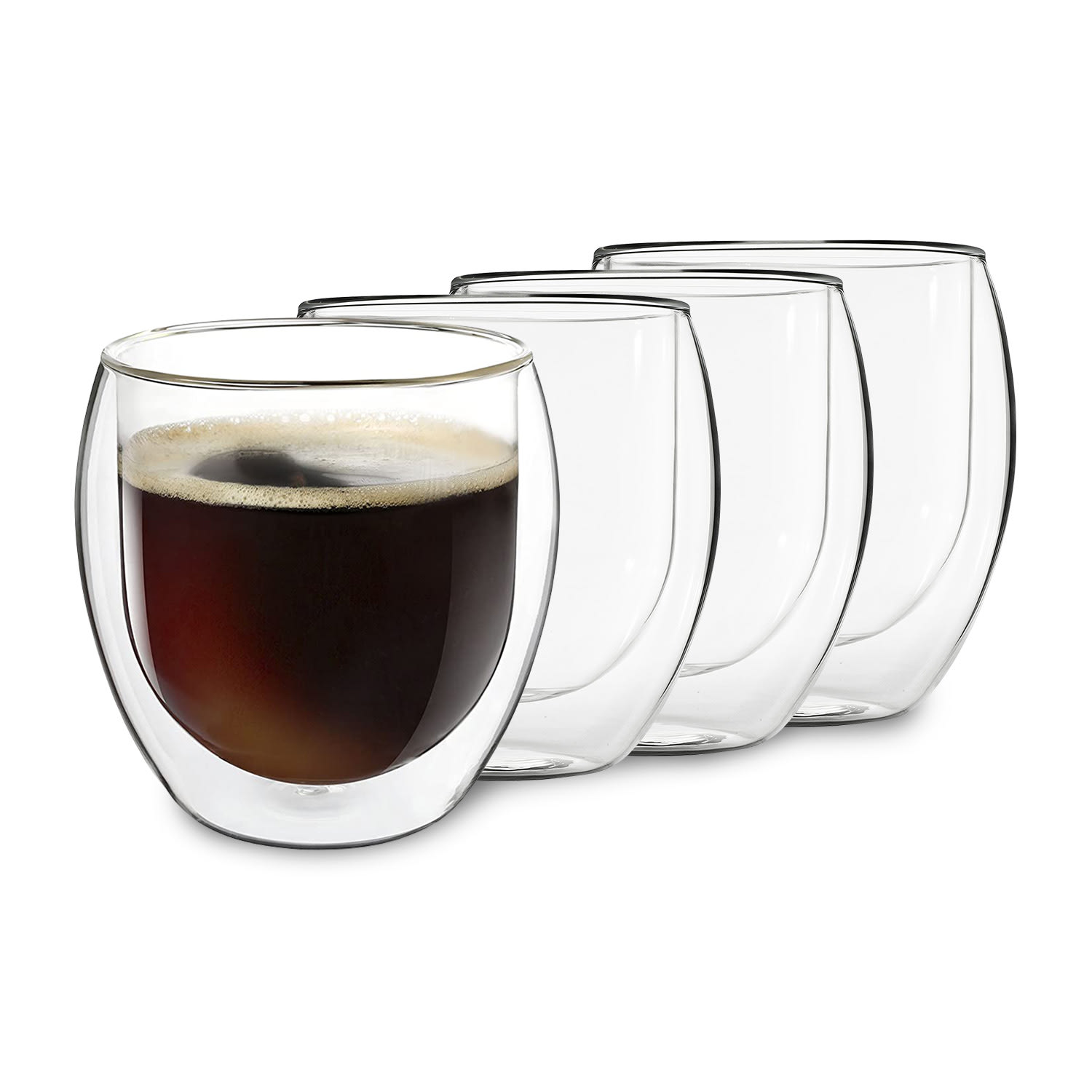 DUOS Jumbo, szklanki termiczne z podwójną ścianką, 2 x 310 ml
