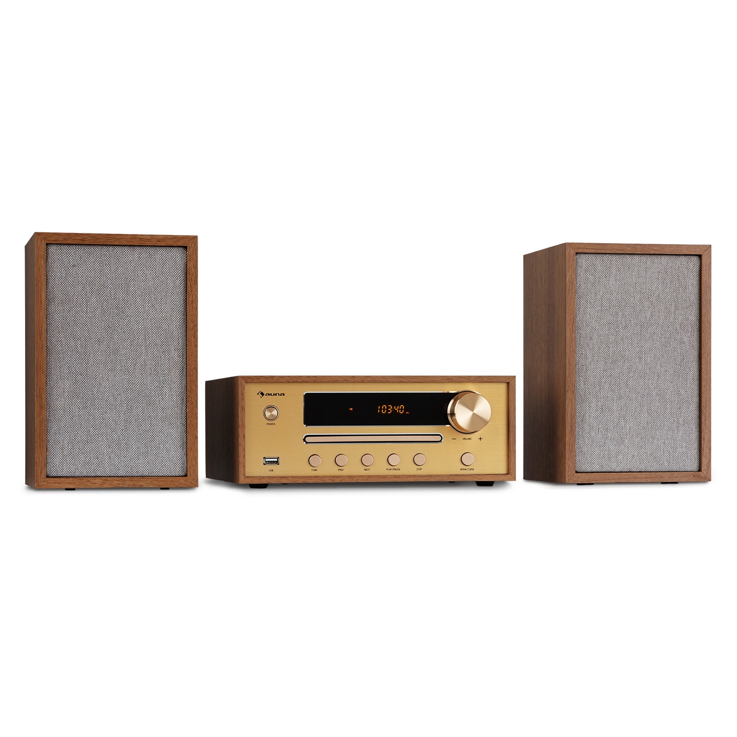 Berklee, HiFi stereo sustav, Bluetooth, stereo zvučnici, UWK, MP3, USB, Line-In