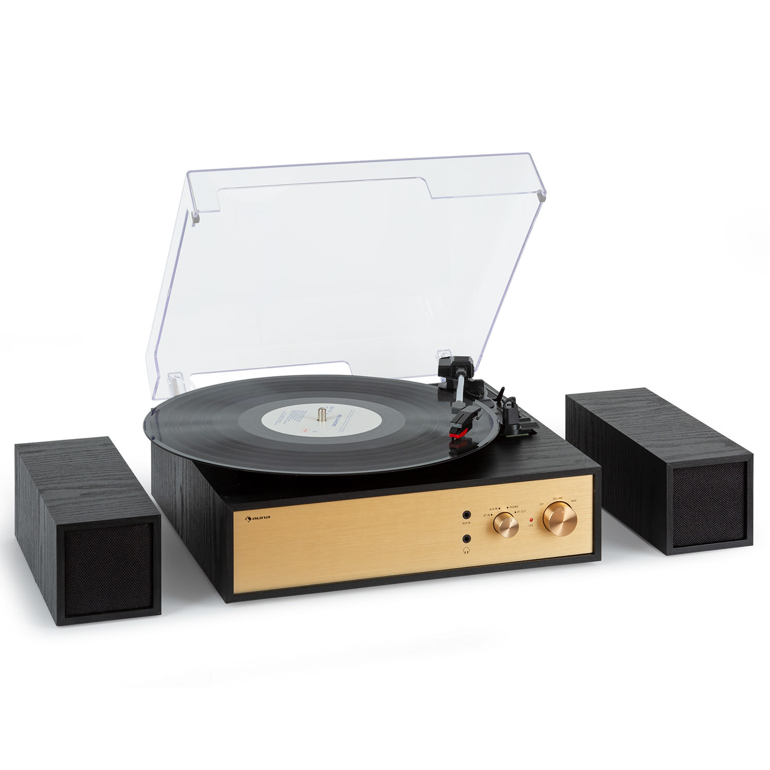 Berklee TT-Play Prime, gramofónový prehrávač, remeňový pohon, 33 1/3 a 45 otáčok/minútu, stereo reproduktory