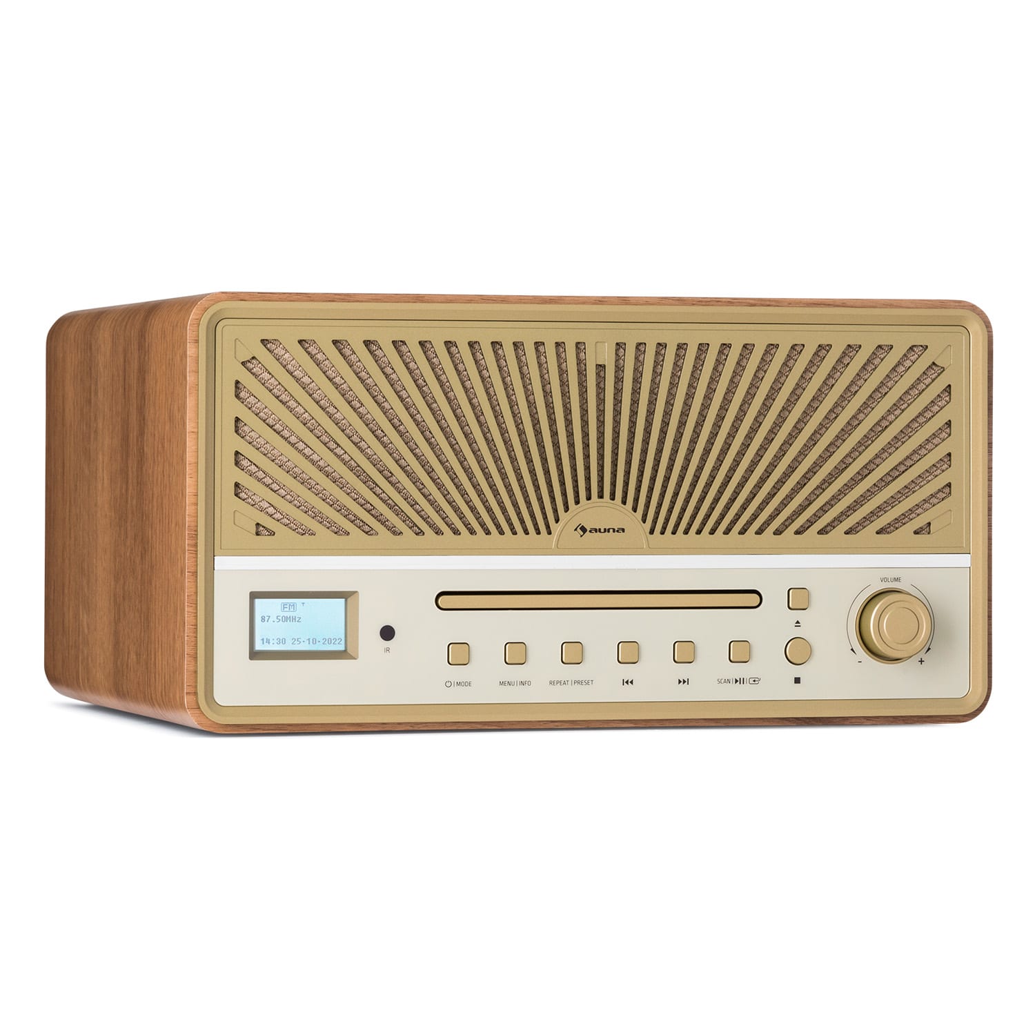 Glastonbury, CD-radio DAB, difuzoare stereo, BT, DAB/UWK, MP3, USB, Line-In