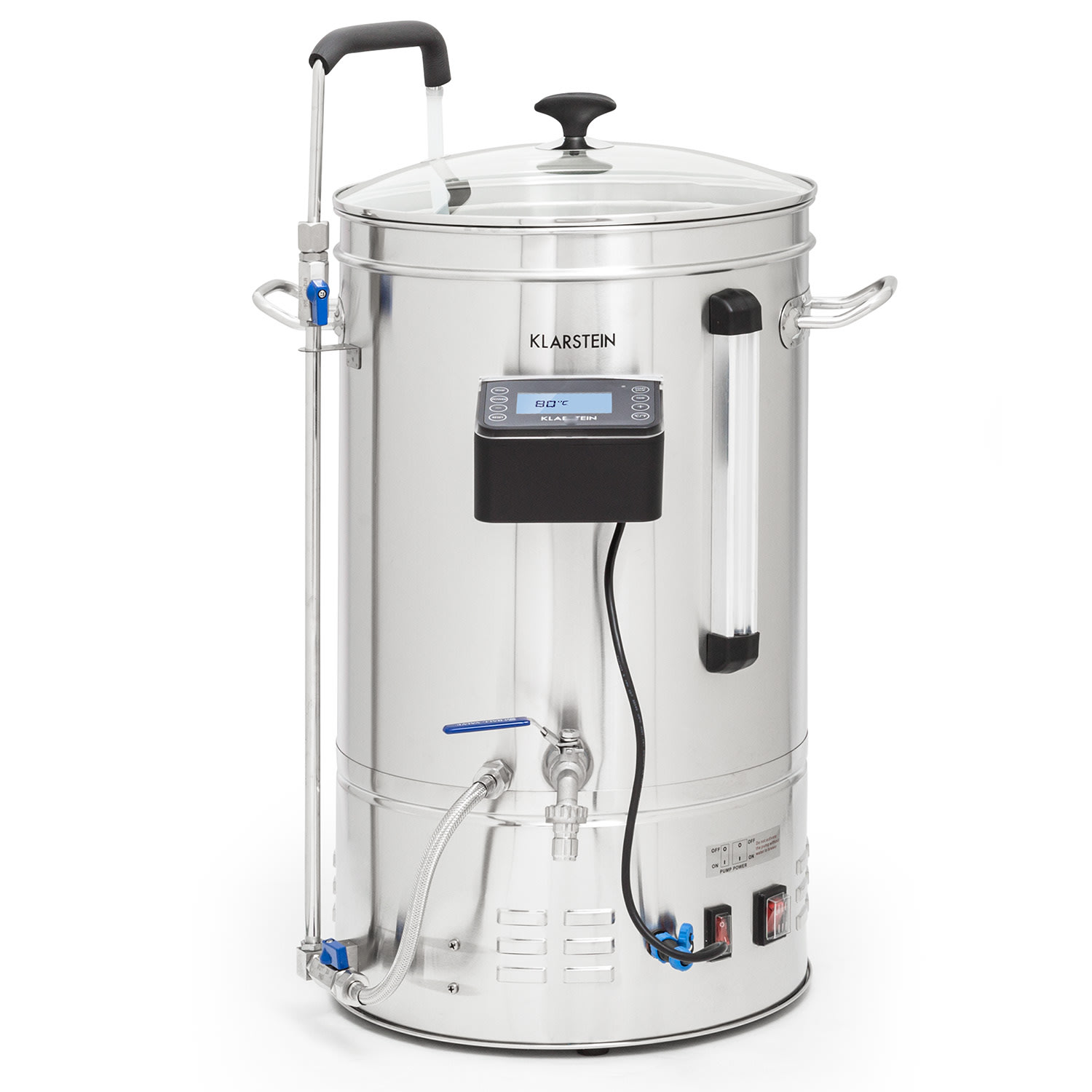 Brauheld Smart 35 Maischekessel 2500W 35L 100°C Umwälzpumpe Edelstahl