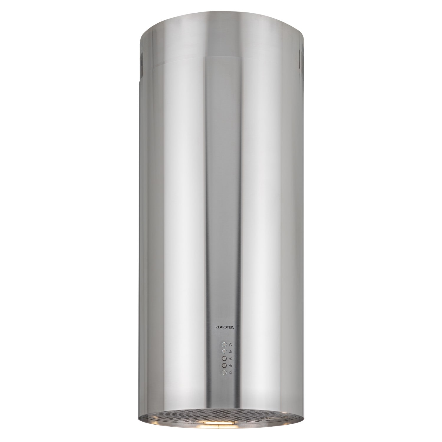 Bolea Hotte aspirante d'îlot Ø38 cm évacuation/circulation d'air 600 m³/h LED avec filtre à charbon actif