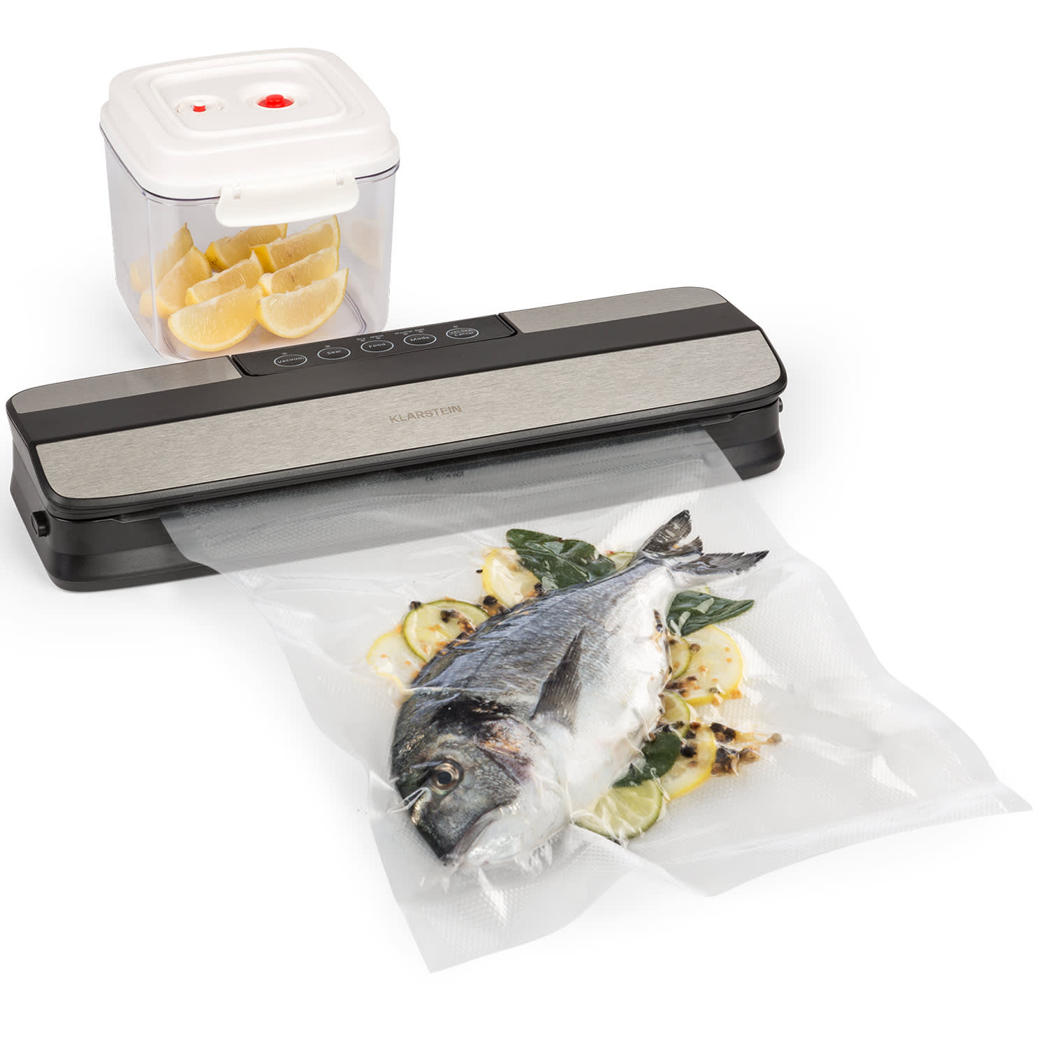 Forli machine sous vide 75 kPa incl. récipient sachets tuyau de mise sous vide