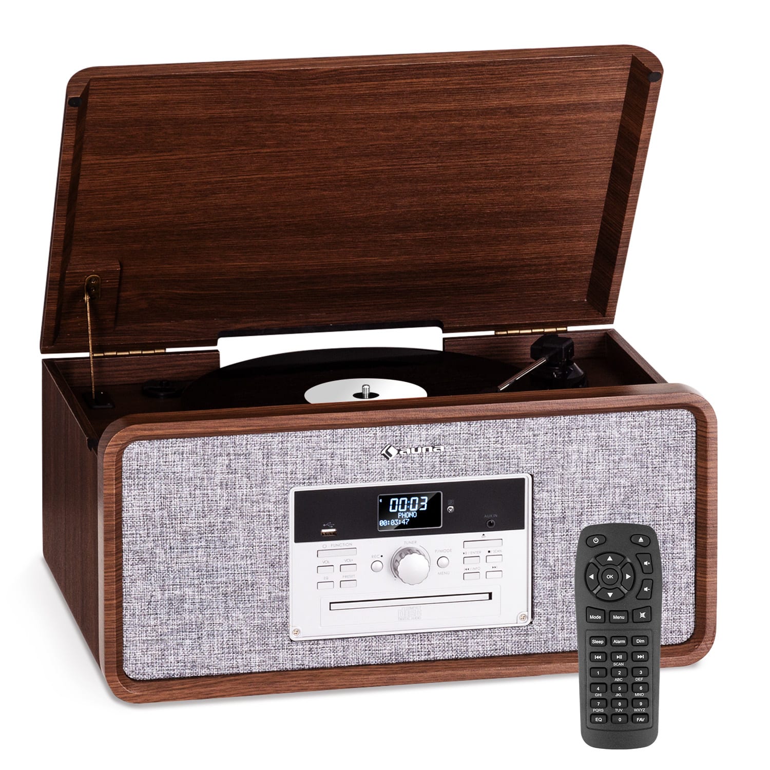 Bella Ann, sistem stereo, gramofon, radio DAB+/UKW, USB, bluetooth