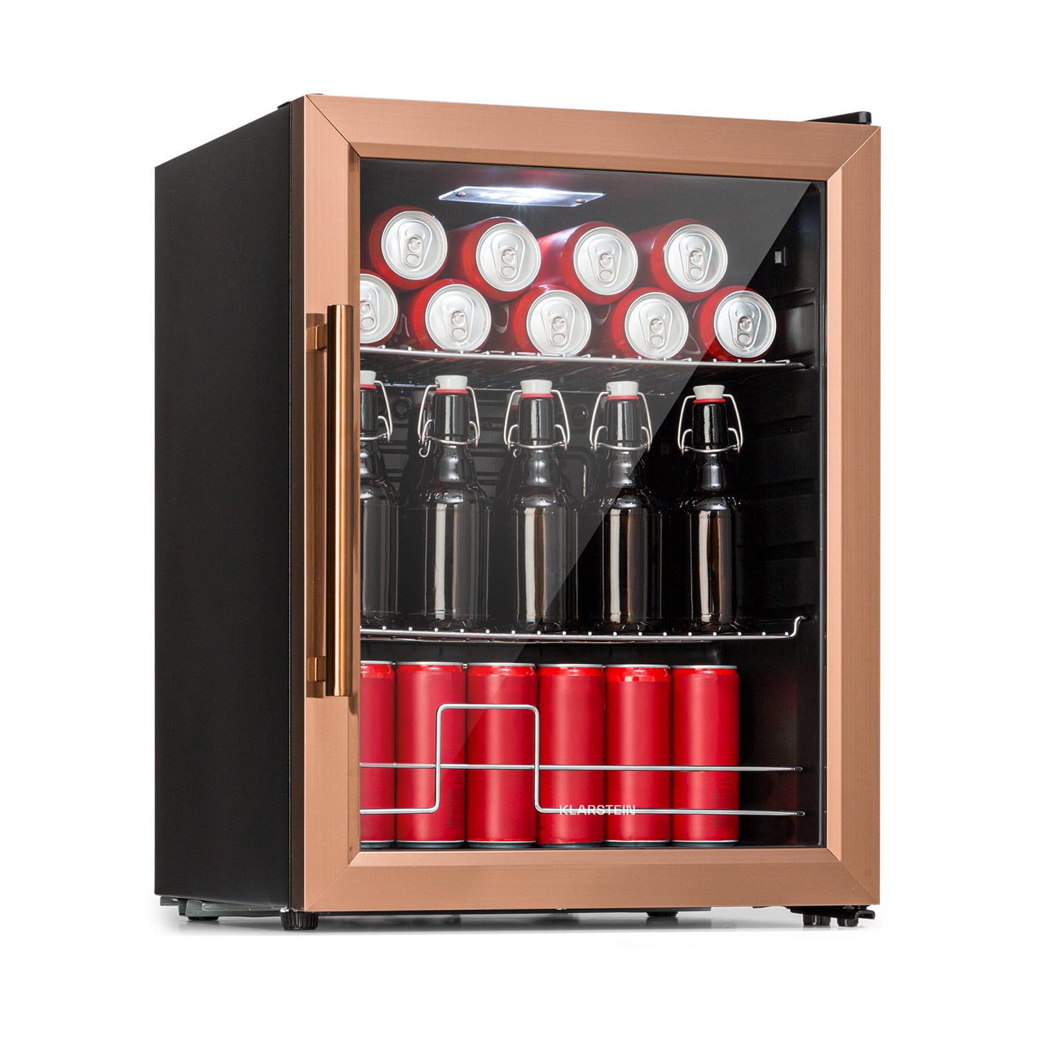 Beersafe XL, chladnička, 60 l, 2 police, dvojitá izolácia panoramatických dvierok, nehrdzavejúca oceľ