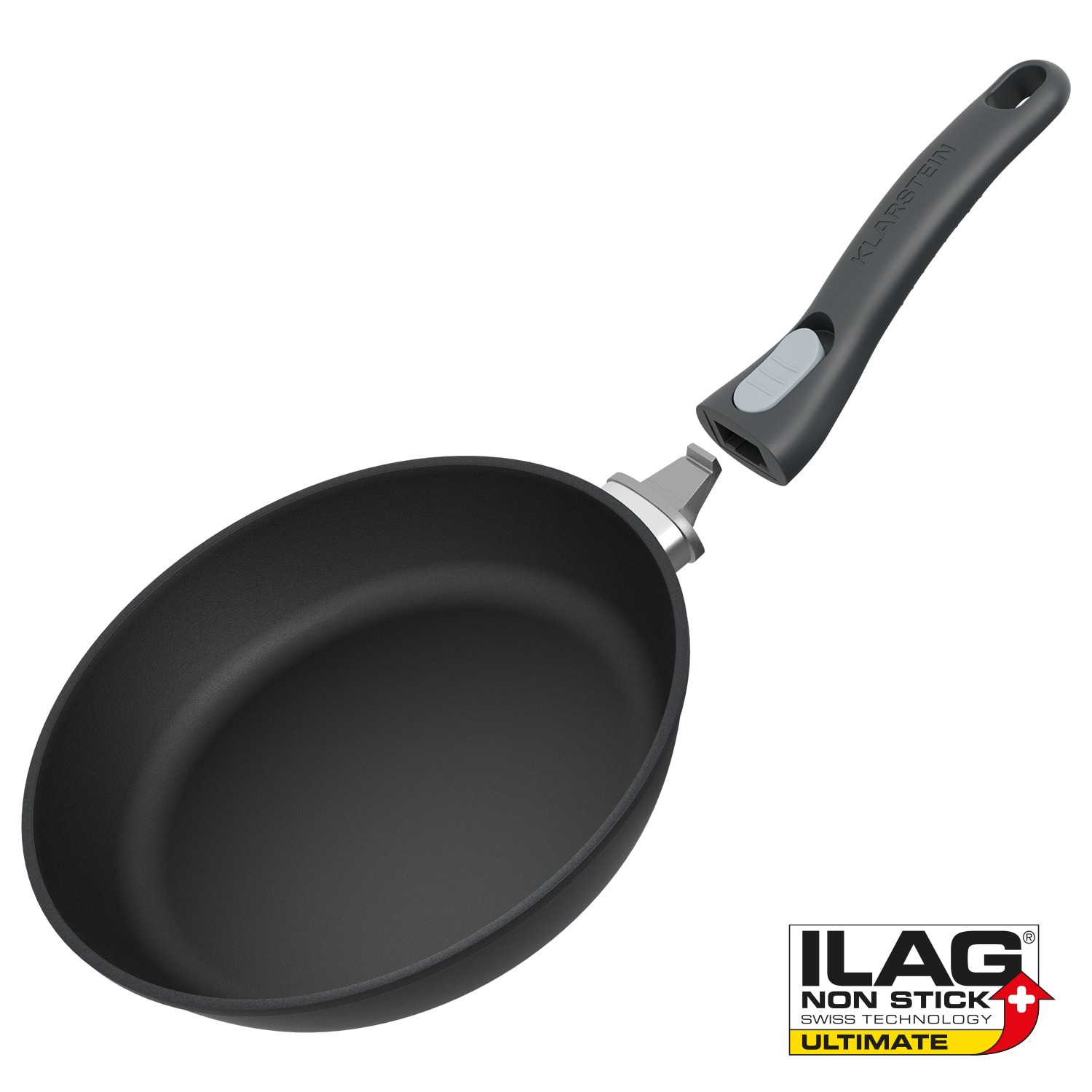 Noto Endurance Bratpfanne Ø24 cm geschmiedetes Aluminium abnehmbarer Griff