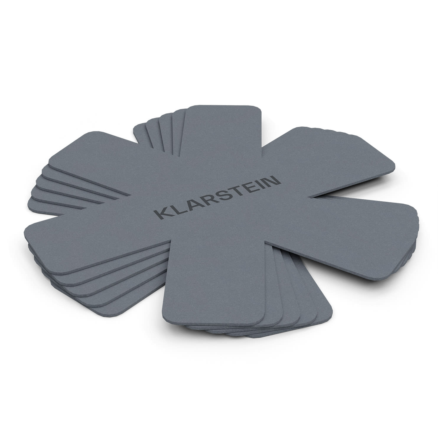 Noto Endurance Filz-Set 5 Stck. sternförmig sehr weich für Töpfe & Pfannen Ø38 cm
