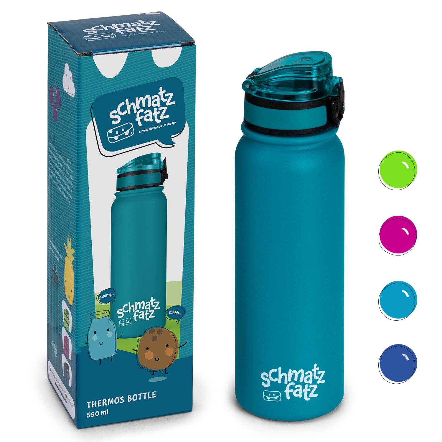 Design Letters Trinkflasche Weiß - Persönliche 500ml Flasche Mit Buchstabe