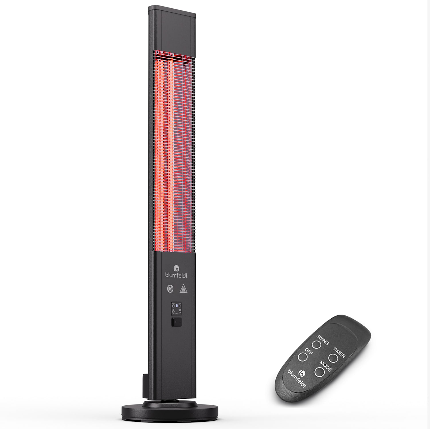 Heat Guru Plus 3000 In & Out Heizstrahler 3000W 3 Stufen Fernbedienung